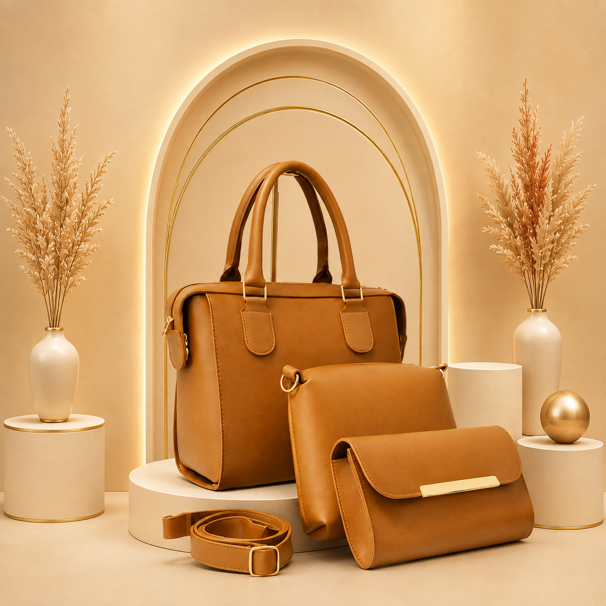 ZipZap 3-Piece Set – Luxury Quality Handbags for Women