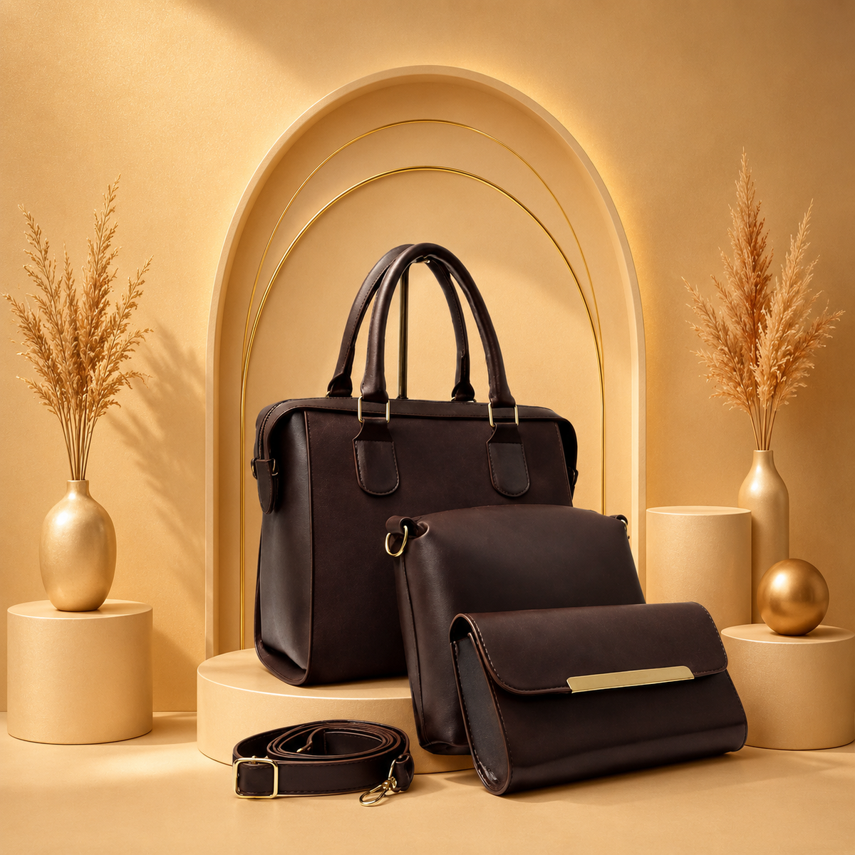 ZipZap 3-Piece Set – Luxury Quality Handbags for Women