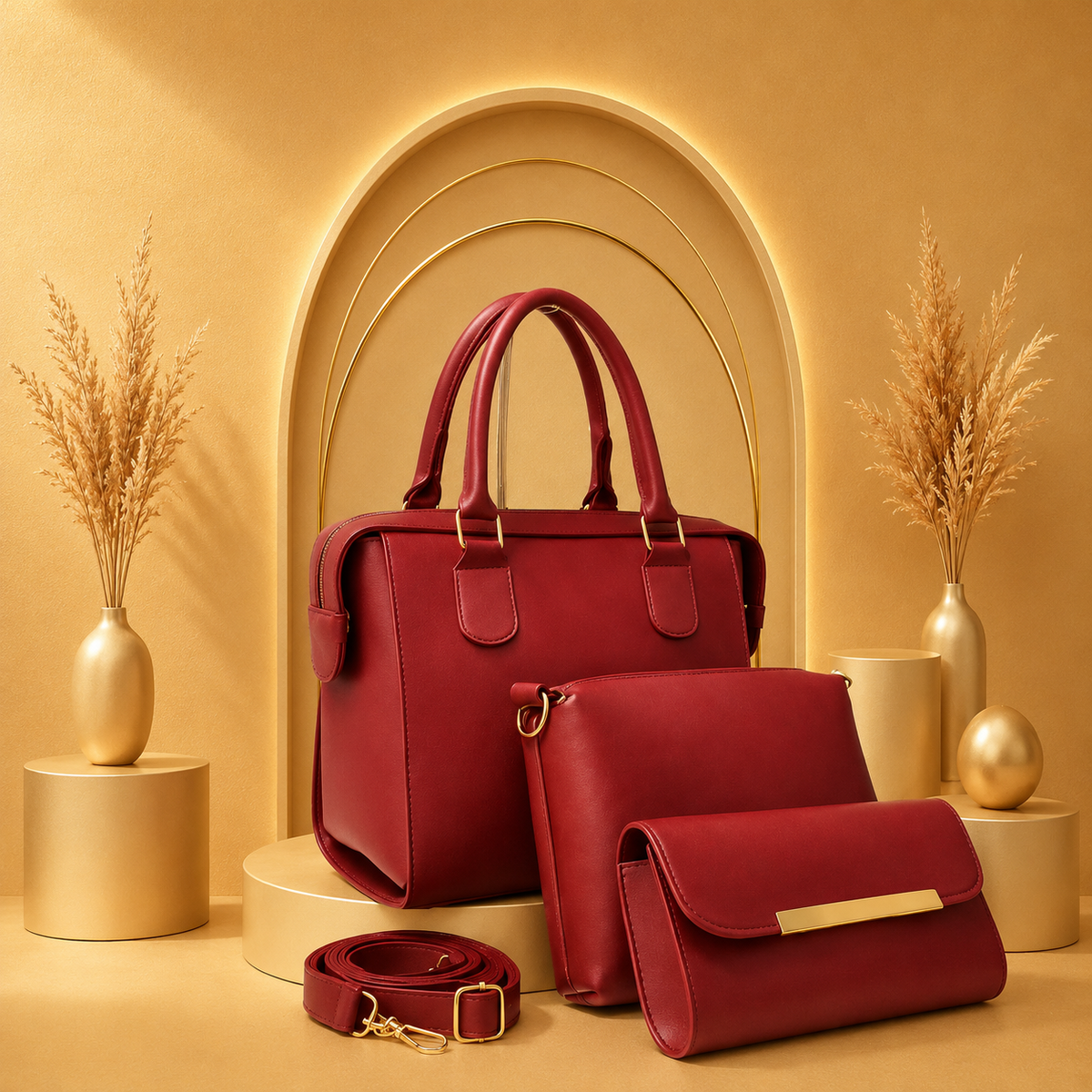 ZipZap 3-Piece Set – Luxury Quality Handbags for Women