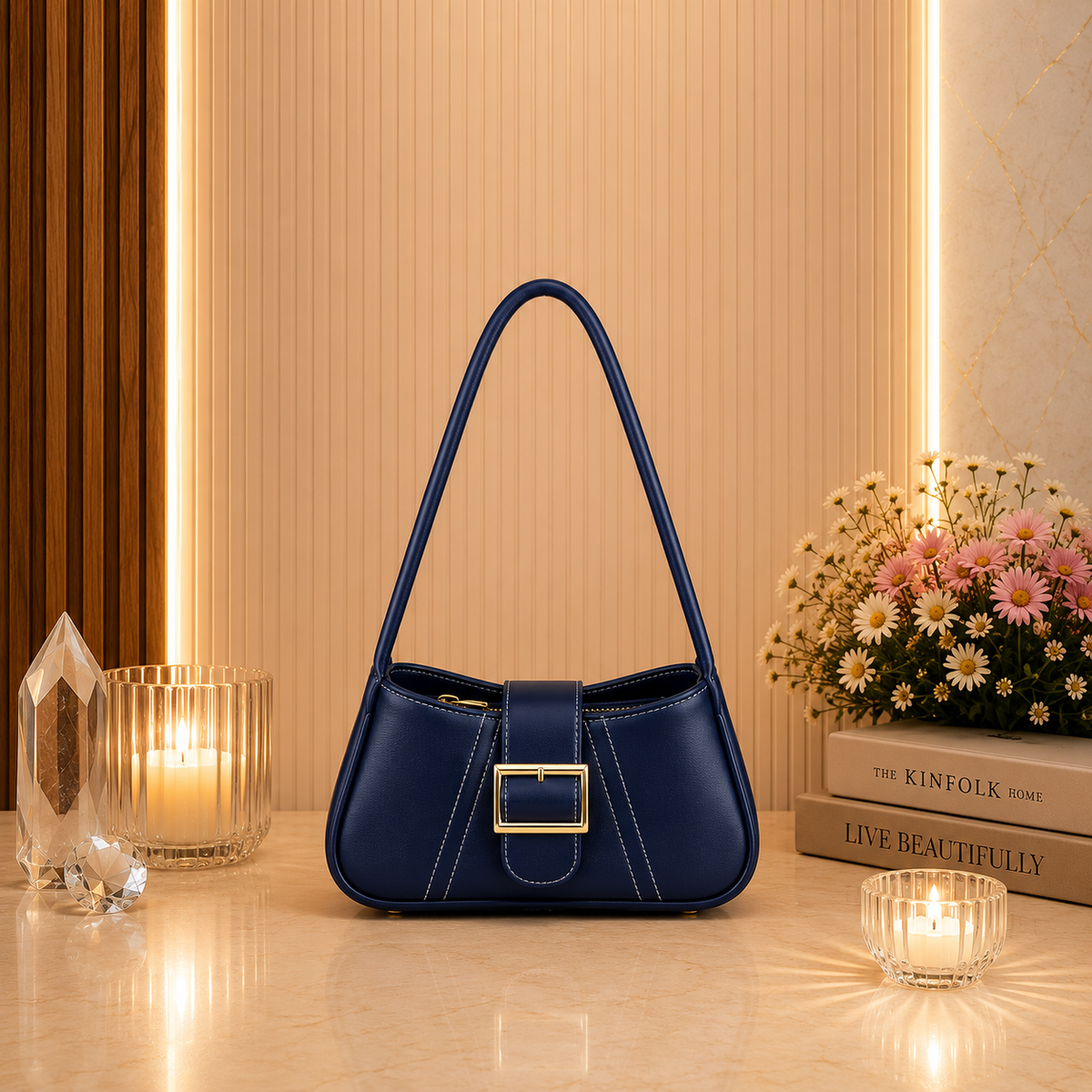 Stylish Half Moon Bag for Girls – Modern Fashion Shoulder Handbag