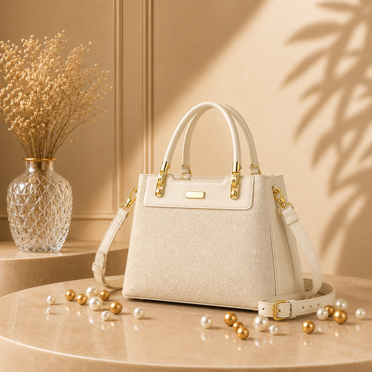 Premium Imported Women’s Handbag | 3 Compartments | Long Strap