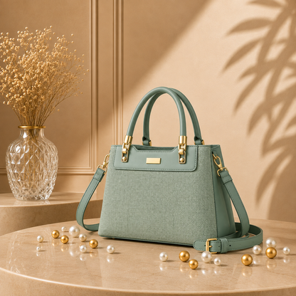 Premium Imported Women’s Handbag | 3 Compartments | Long Strap