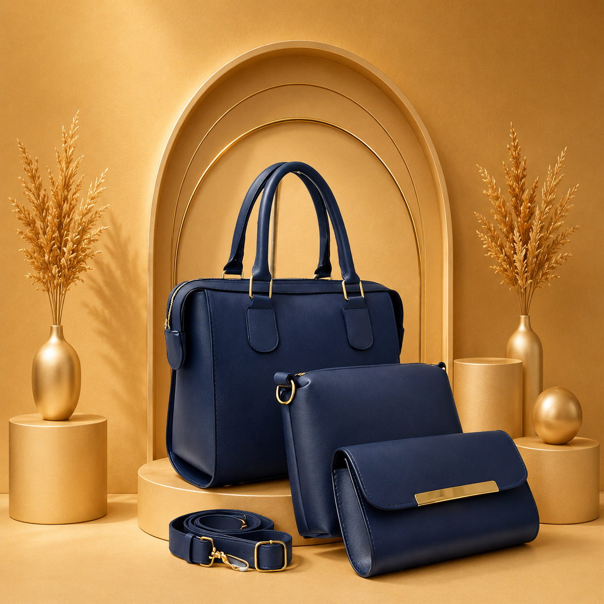 ZipZap 3-Piece Set – Luxury Quality Handbags for Women