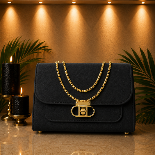 Ostrich Box Handbag for Girls – Elegant Luxury Style Mini Shoulder & Hand Carry Bag