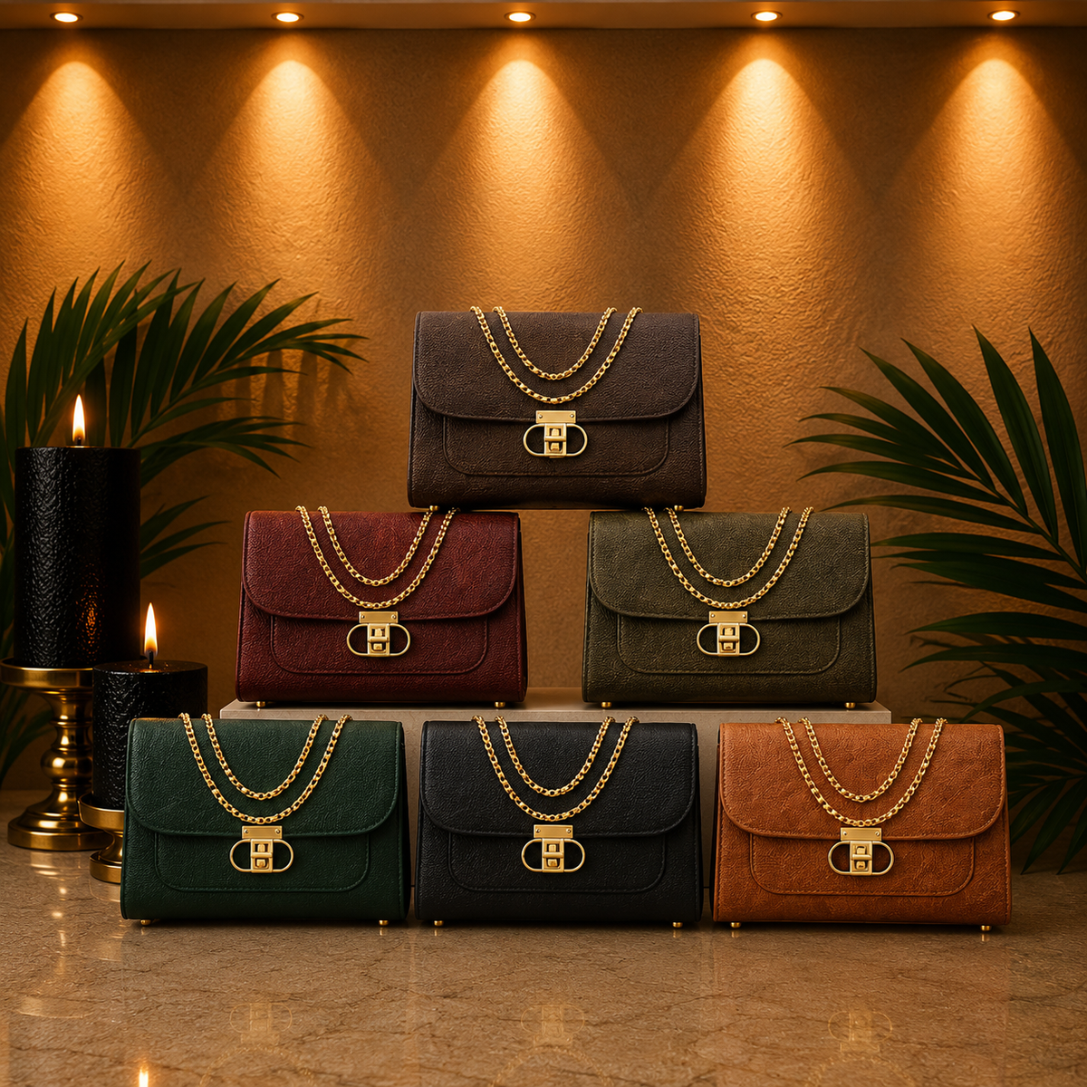 Ostrich Box Handbag for Girls – Elegant Luxury Style Mini Shoulder & Hand Carry Bag