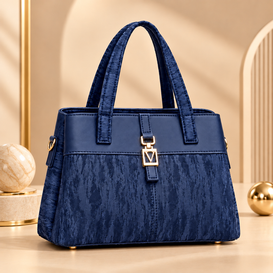 Velveeta 3-Partition Carry Handbag for Women